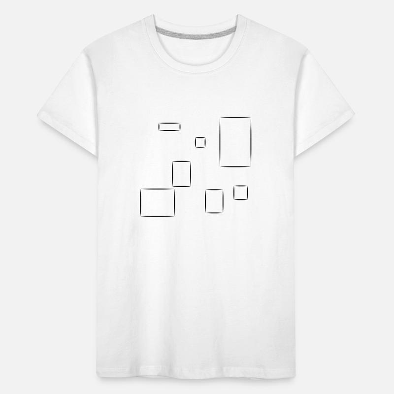 Pattern Square Square Symbols Shape Kids' Premium Organic T-Shirt