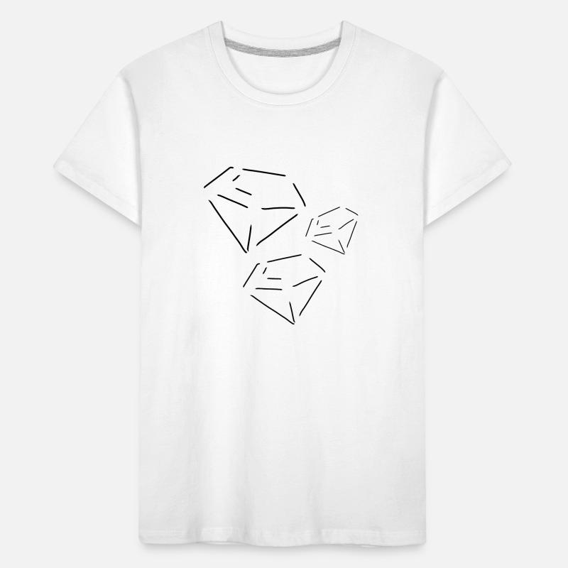 Diamants Diamants Forme Forme T-shirt bio Premium Enfant