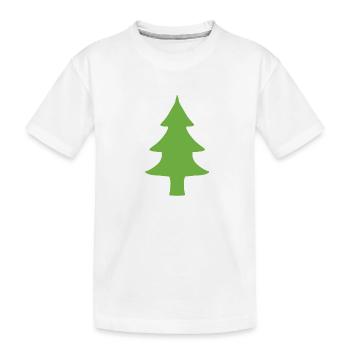 Sapin vert naturel - T-shirt bio Premium Enfant - blanc - Devant