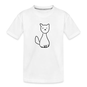Chien animal symbole animal de compagnie - T-shirt bio Premium Enfant - blanc - Devant