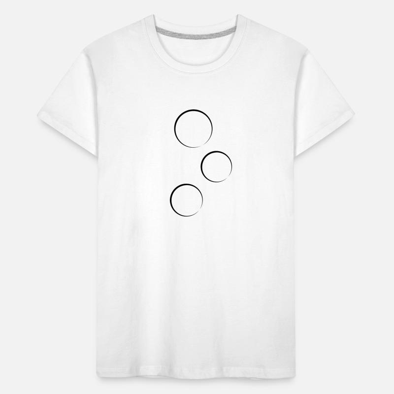 Circle Three Circles Shape Symbol Kids' Premium Organic T-Shirt