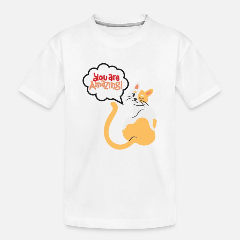 Verblüffend - Kinder Premium Bio T-Shirt - Weiß