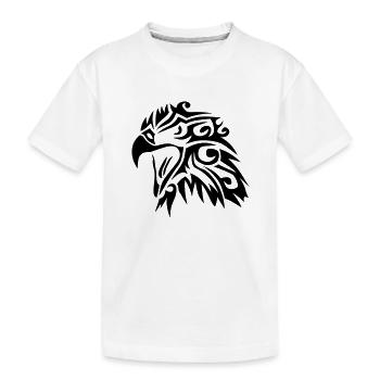 Tribal Tattoo Adler Adler Tattoo-11023 - Kinder Premium Bio T-Shirt - Weiß - Vorne