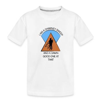 Chimney Sweep Chimney Sweep - Kids' Premium Organic T-Shirt - white - Front