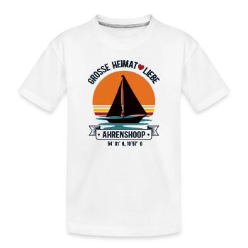 Ahrenshoop Heimat Mecklenburg Vorpommern Ostsee - Kinder Premium Bio T-Shirt - Weiß - Vorne