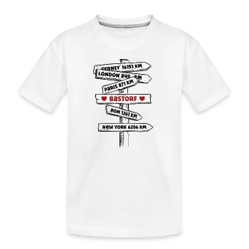 Bastorf Kühlungsborn Urlaub Ostsee Meck Pomm - Kinder Premium Bio T-Shirt - Weiß - Vorne