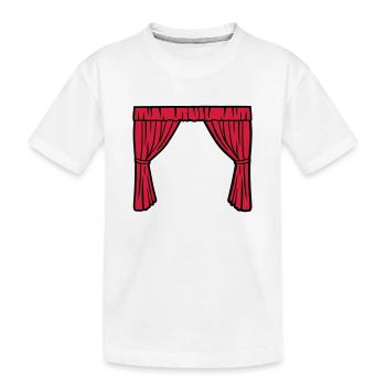 Théâtre - T-shirt bio Premium Enfant - blanc - Devant