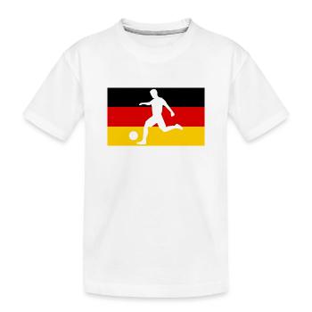 Allemagne Football - T-shirt bio Premium Enfant - blanc - Devant