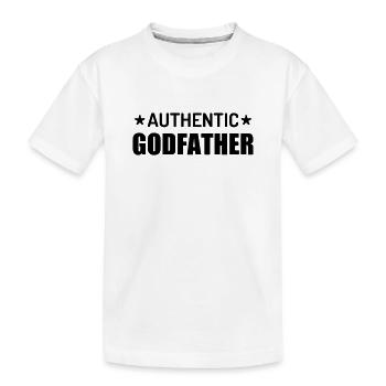 Patin / Pate / Patentochter / Patensohn - Kinder Premium Bio T-Shirt - Weiß - Vorne