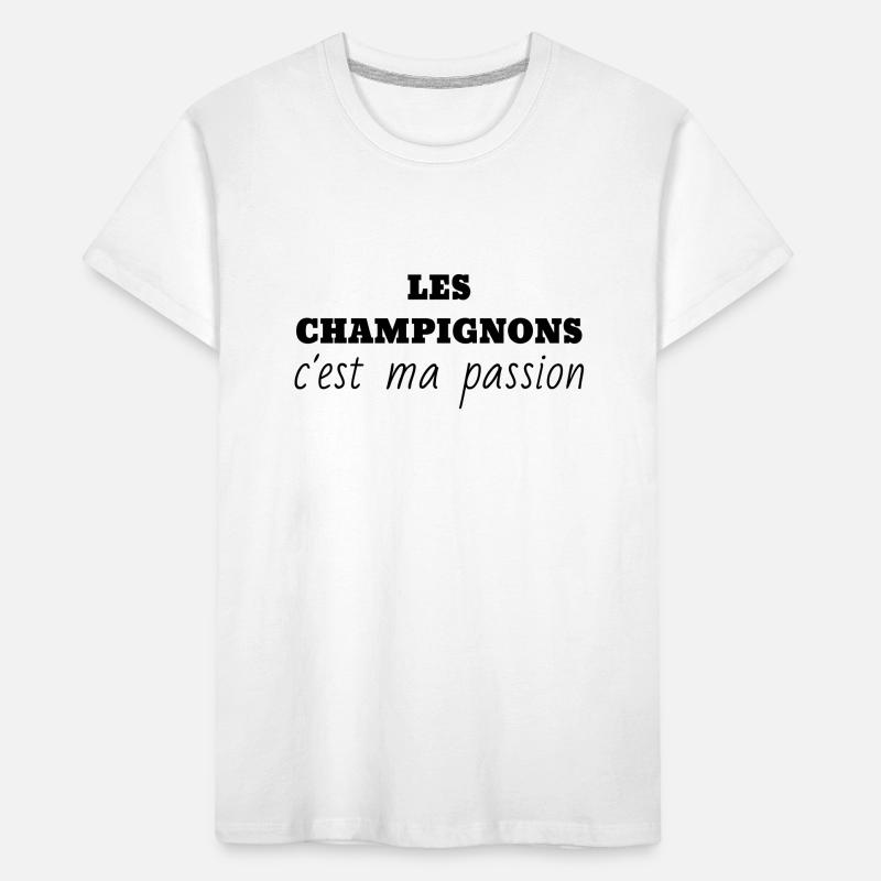 Chasse aux champignons / Champignon / Cueillette T-shirt bio Premium Enfant