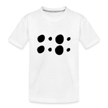 Motifs Cercles Cercles Formes - T-shirt bio Premium Enfant - blanc - Devant