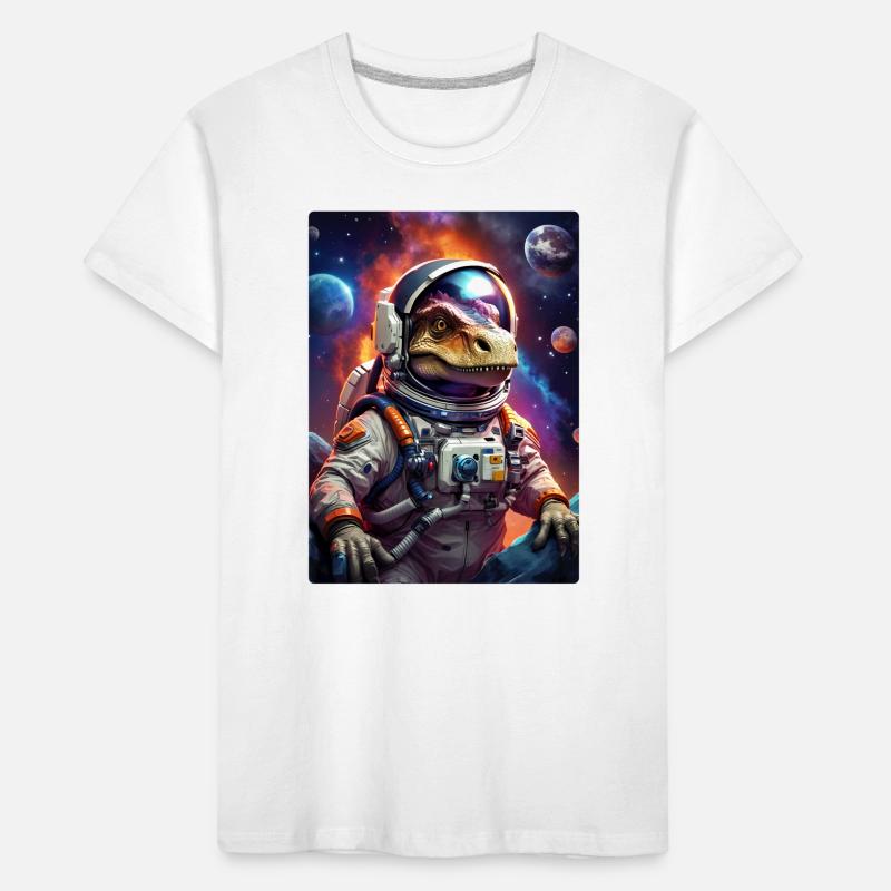 Dino dans l’espace 1.3 T-shirt bio Premium Enfant