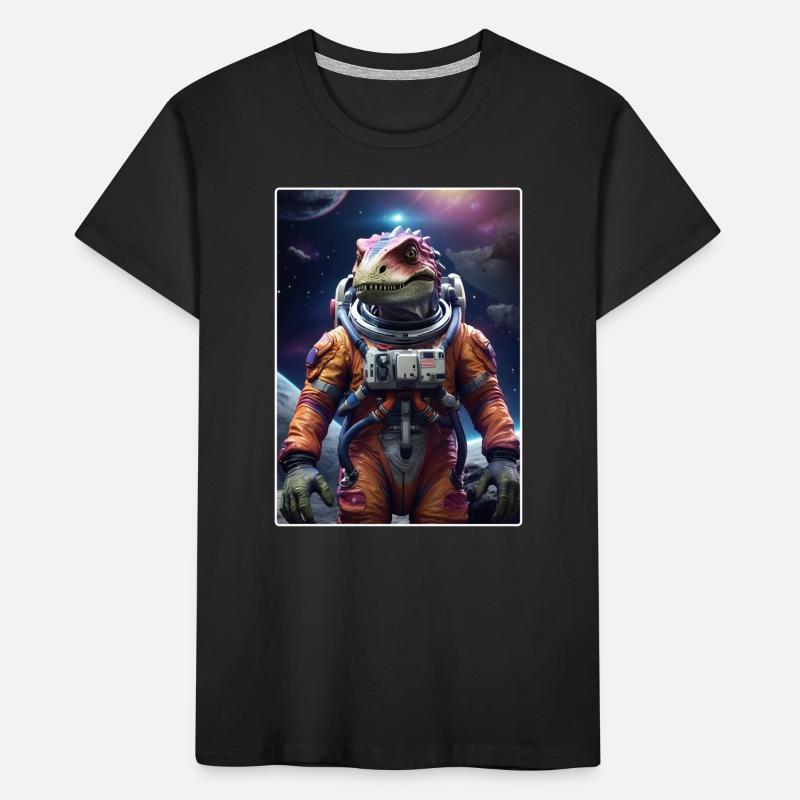 Dino dans l’espace 1.8 T-shirt bio Premium Enfant