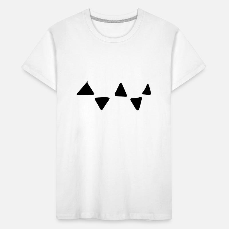Triangular Pattern Triangular Shapes Kids' Premium Organic T-Shirt