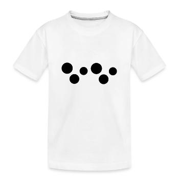 Six cercles en forme de cercle - T-shirt bio Premium Enfant - blanc - Devant
