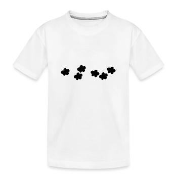 fleurs fleur plante - T-shirt bio Premium Enfant - blanc - Devant