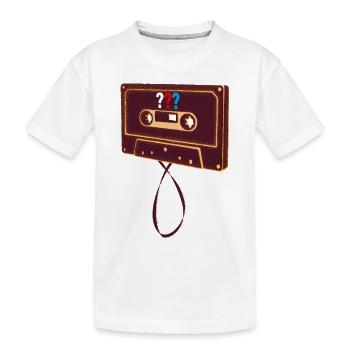 Die Drei ??? Kassette - Kinder Premium Bio T-Shirt - Weiß - Vorne