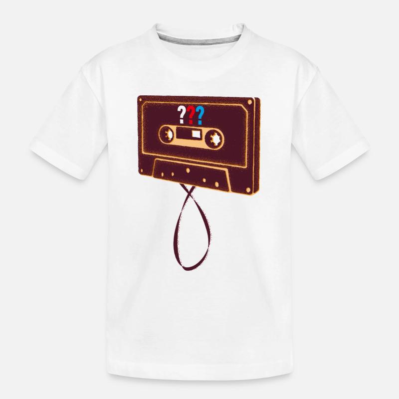Die Drei ??? Kassette - Kinder Premium Bio T-Shirt - Weiß
