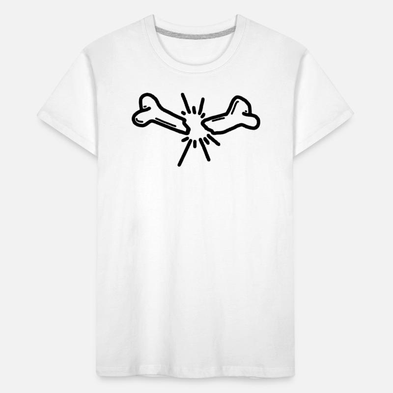 Knochenbruch Kinder Premium Bio T-Shirt