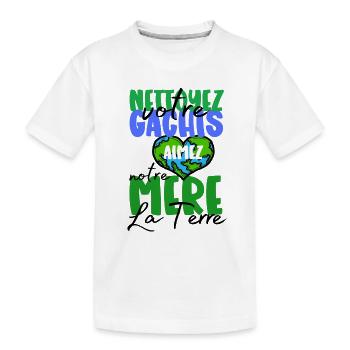 J'aime ma Planète 04 - T-shirt bio Premium Enfant - blanc - Devant