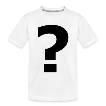 fragezeichen - T-shirt bio Premium Enfant - blanc - Devant