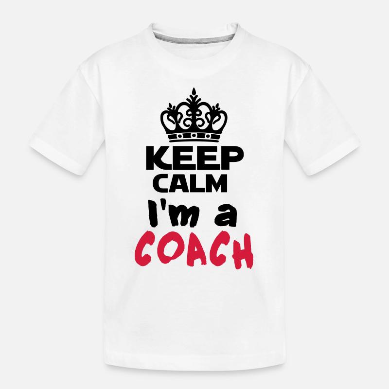 i'm a coach 2 - T-shirt bio Premium Enfant - blanc