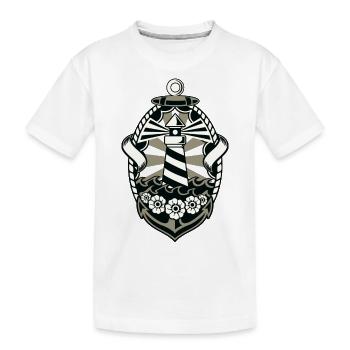 Phare - T-shirt bio Premium Enfant - blanc - Devant