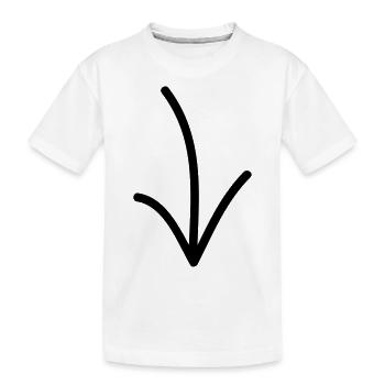 Das Kind bin ich! - Kinder Premium Bio T-Shirt - Weiß - Vorne