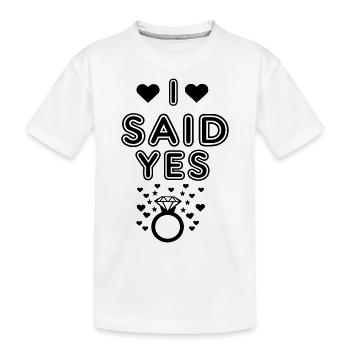 Engaged - Kinder Premium Bio T-Shirt - Weiß - Vorne