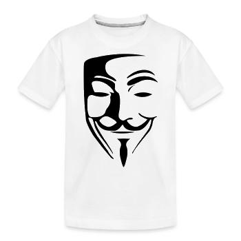 anonymous_003 - Kids' Premium Organic T-Shirt - white - Front
