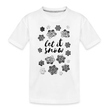 AD Let It Snow - T-shirt bio Premium Enfant - blanc - Devant