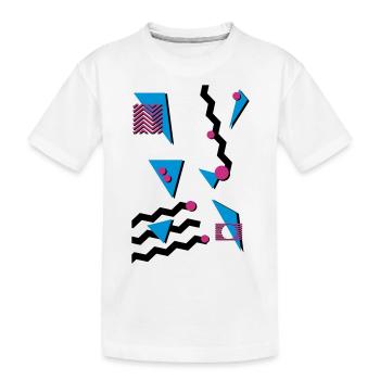 RETRO - T-shirt bio Premium Enfant - blanc - Devant