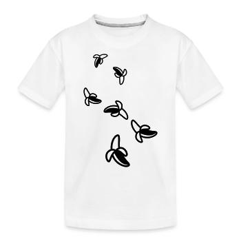 Icône banane - T-shirt bio Premium Enfant - blanc - Devant
