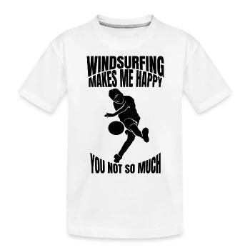 Windsurfer Surf Windsurfing Cadeau Kitesurfer - T-shirt bio Premium Enfant - blanc - Devant