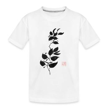 Zweig - Kinder Premium Bio T-Shirt - Weiß - Vorne