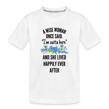 Cadeau d’adieu pour les collègues, cadeaux d’adieu - T-shirt bio Premium Enfant - blanc - Devant