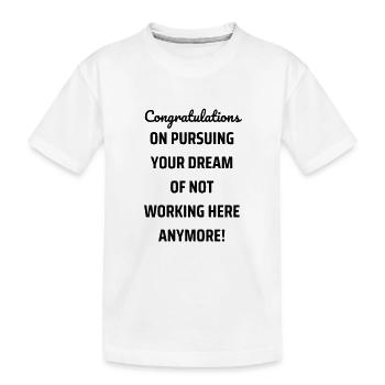 Marche des employés pour les femmes, marche des employés - T-shirt bio Premium Enfant - blanc - Devant