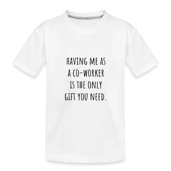 Marche des employés pour les femmes, marche des employés - T-shirt bio Premium Enfant - blanc - Devant