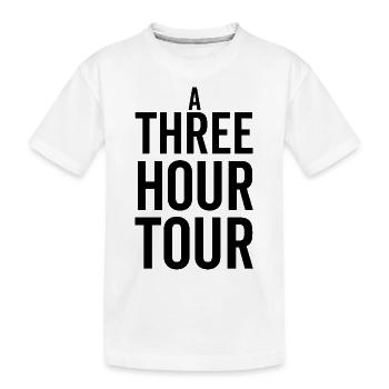 A Three Hour Tour - Kids' Premium Organic T-Shirt - white - Front