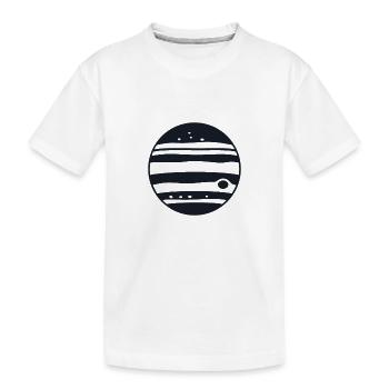 Planète Jupiter - T-shirt bio Premium Enfant - blanc - Devant