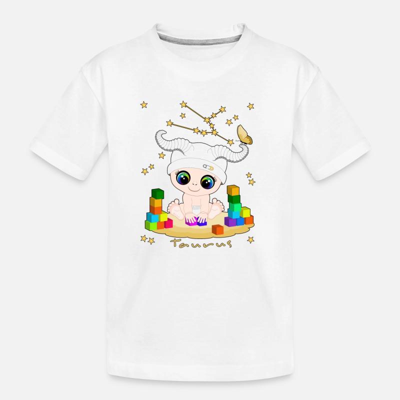 sternzeichen_taurus - T-shirt bio Premium Enfant - blanc