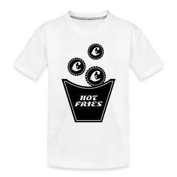 Teure Pommes - Kinder Premium Bio T-Shirt - Weiß - Vorne