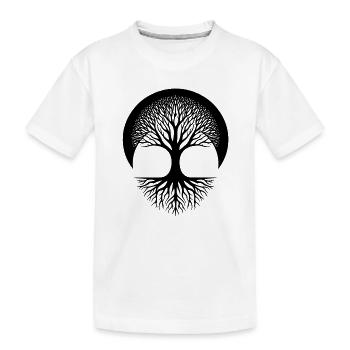 Tree of Life - Quelle des Lebens - InkUnited - Kinder Premium Bio T-Shirt - Weiß - Vorne