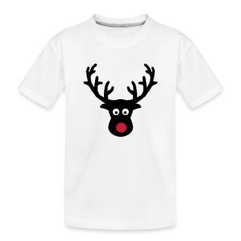 Renne Élan - T-shirt bio Premium Enfant - blanc - Devant