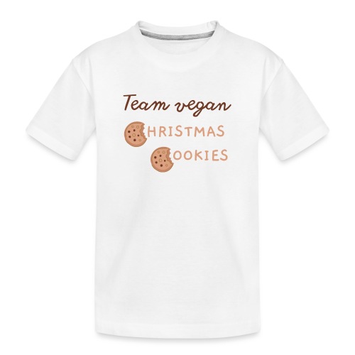 Team Vegan Christmas Cookies_dunkle Schrift - Kinder Premium Bio T-Shirt