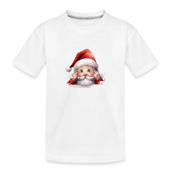 Santa Claus Weihnachten - Kinder Premium Bio T-Shirt - Weiß - Vorne