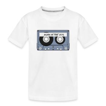 né dans les années 80 - T-shirt bio Premium Enfant - blanc - Devant