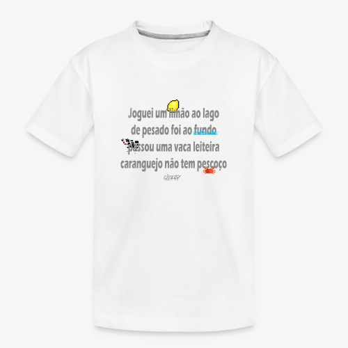 Versinho de infancia - Kids' Premium Organic T-Shirt