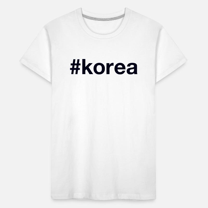 KOREA Hashtag Kids' Premium Organic T-Shirt