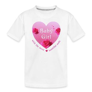 Bébé - T-shirt bio Premium Enfant - blanc - Devant